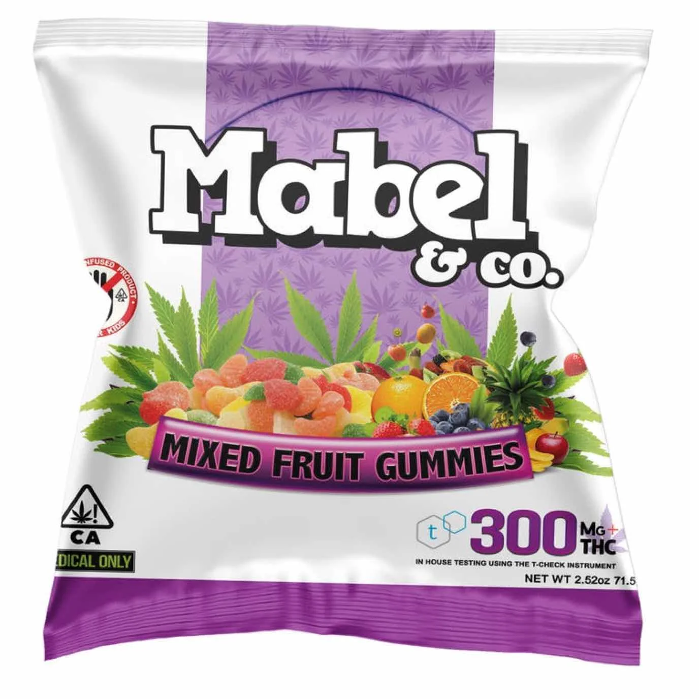 Mabel &amp; Co Mixed Fruit Gummies - 300mg