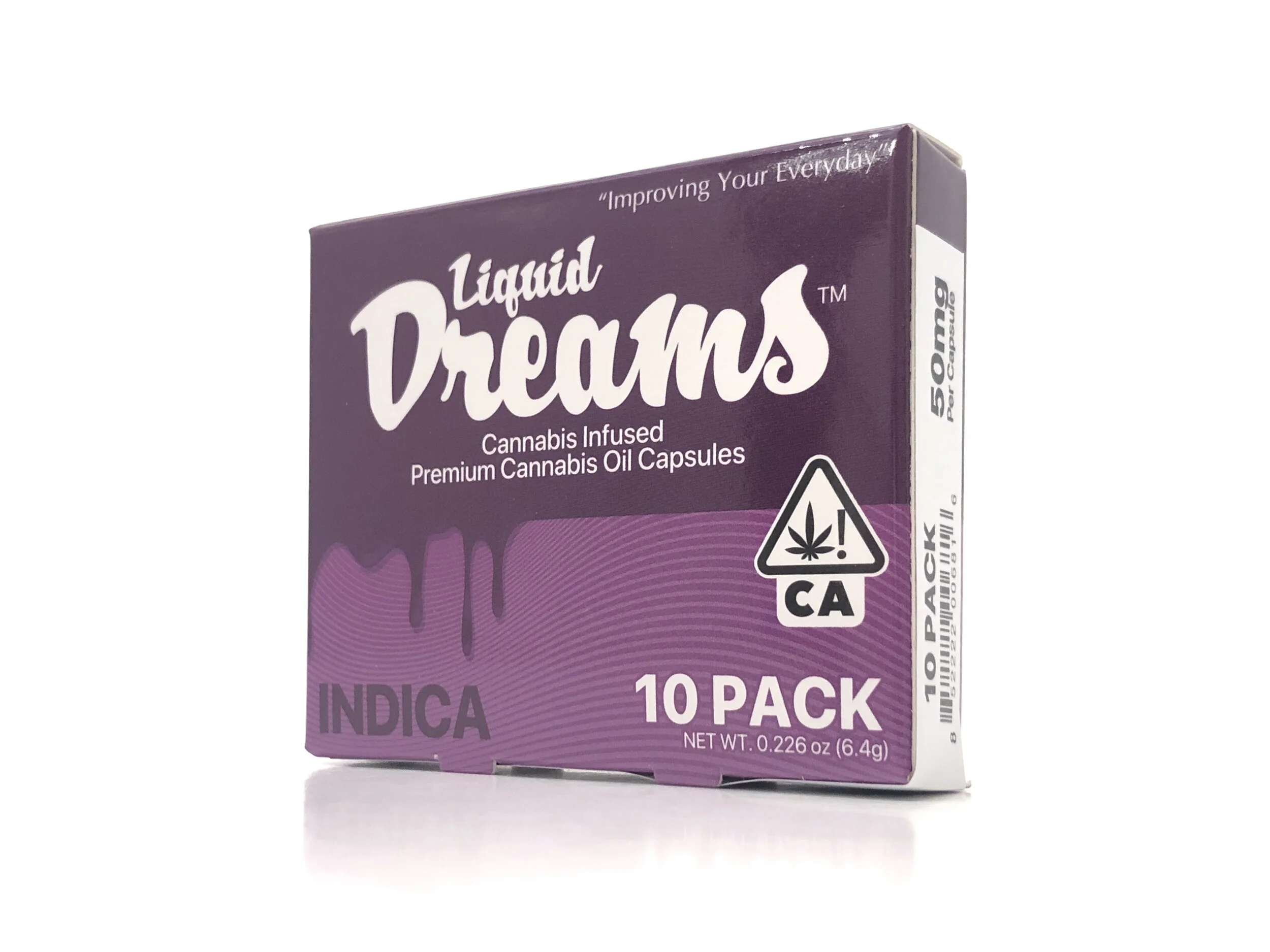 Liquid Dreams THC Oil Capsules - Indica - 500mg - 10-Pack