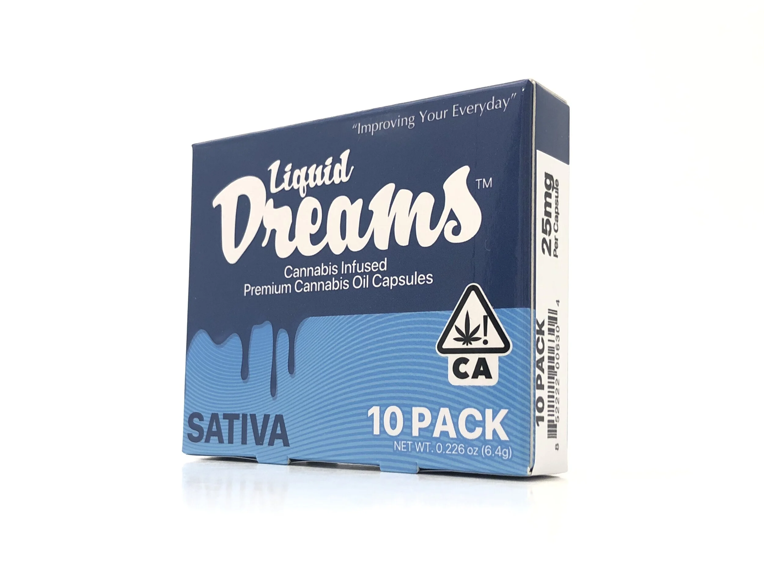 Liquid Dreams THC Oil Capsules - Sativa - 250mg - 10-Pack