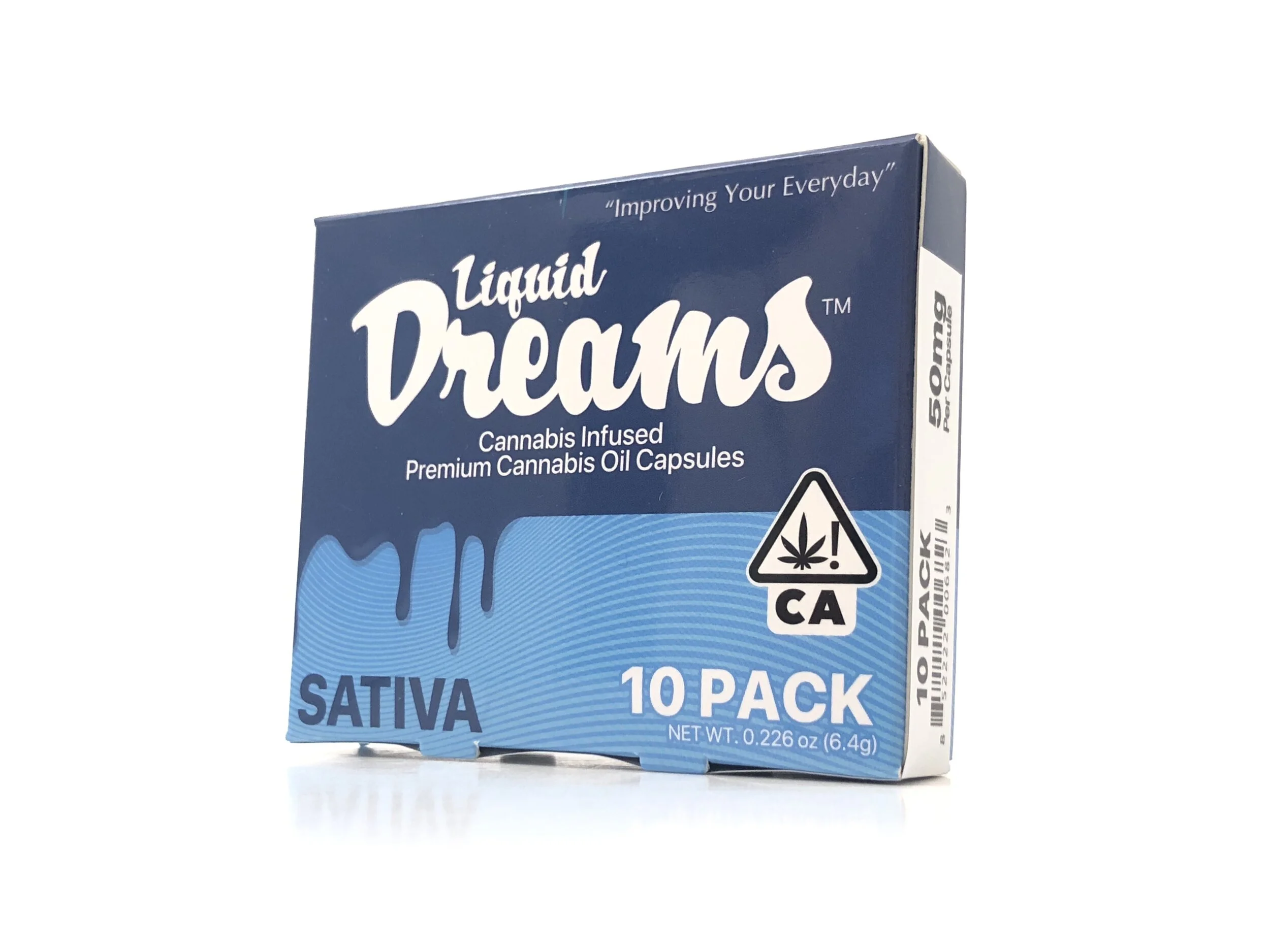 Liquid Dreams THC Oil Capsules - Sativa - 500mg - 10-Pack