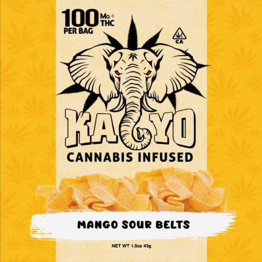 Kayo Mango Sour Belts - 100mg