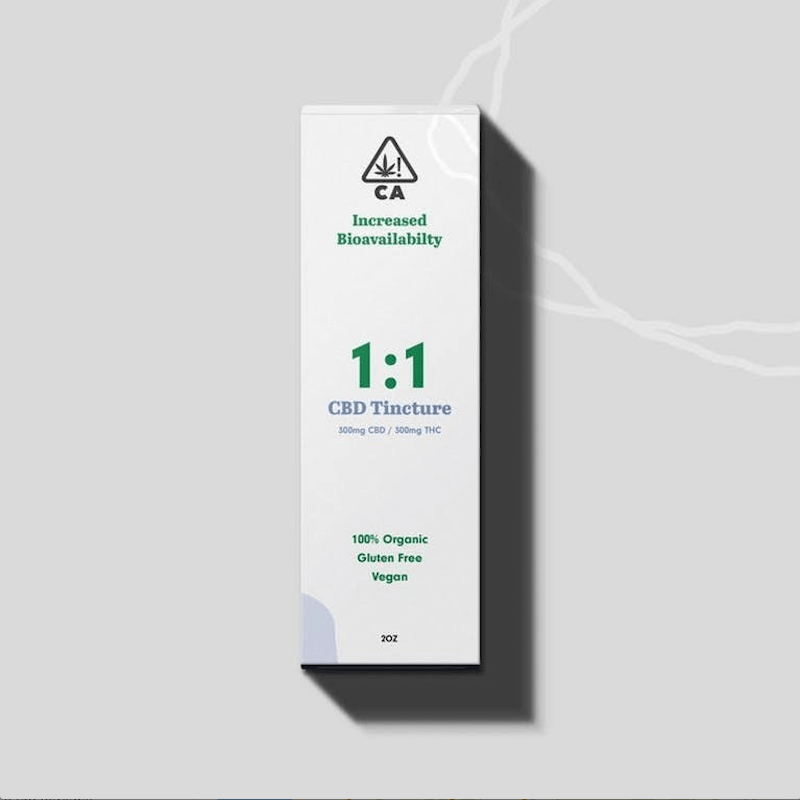The Cookie Factory 1:1 CBD Tincture - 300mg