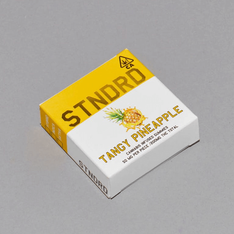 STNDRD Tangy Pineapple Gummies - Sativa - 400mg