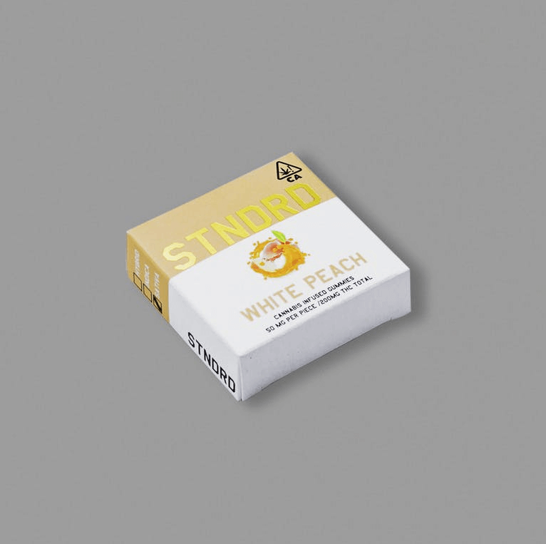 STNDRD White Peach Gummies - Hybrid - 200mg