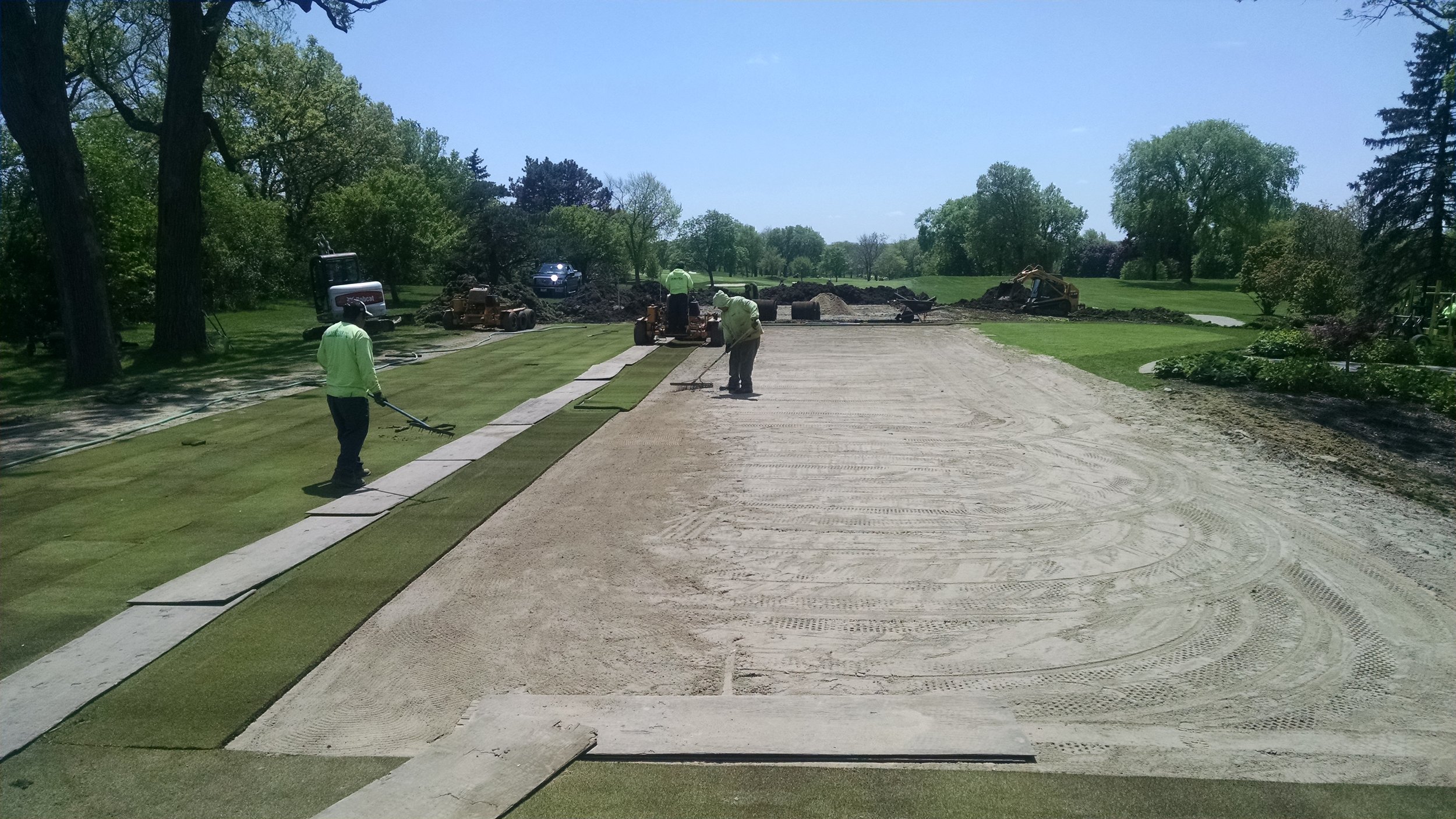 Bentgrass Install During...