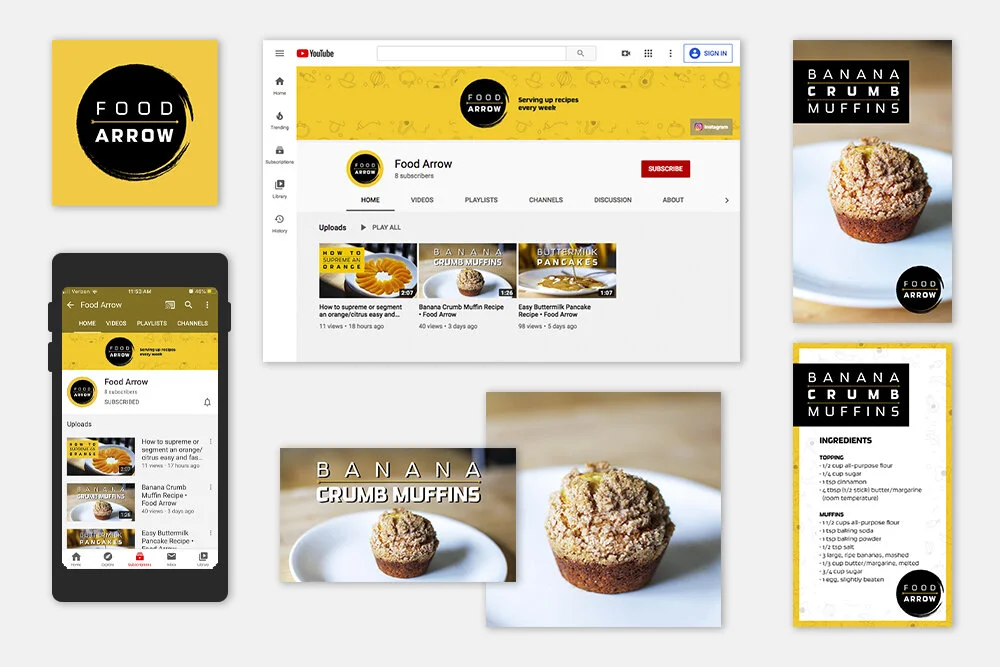 Food Arrow Channel Design