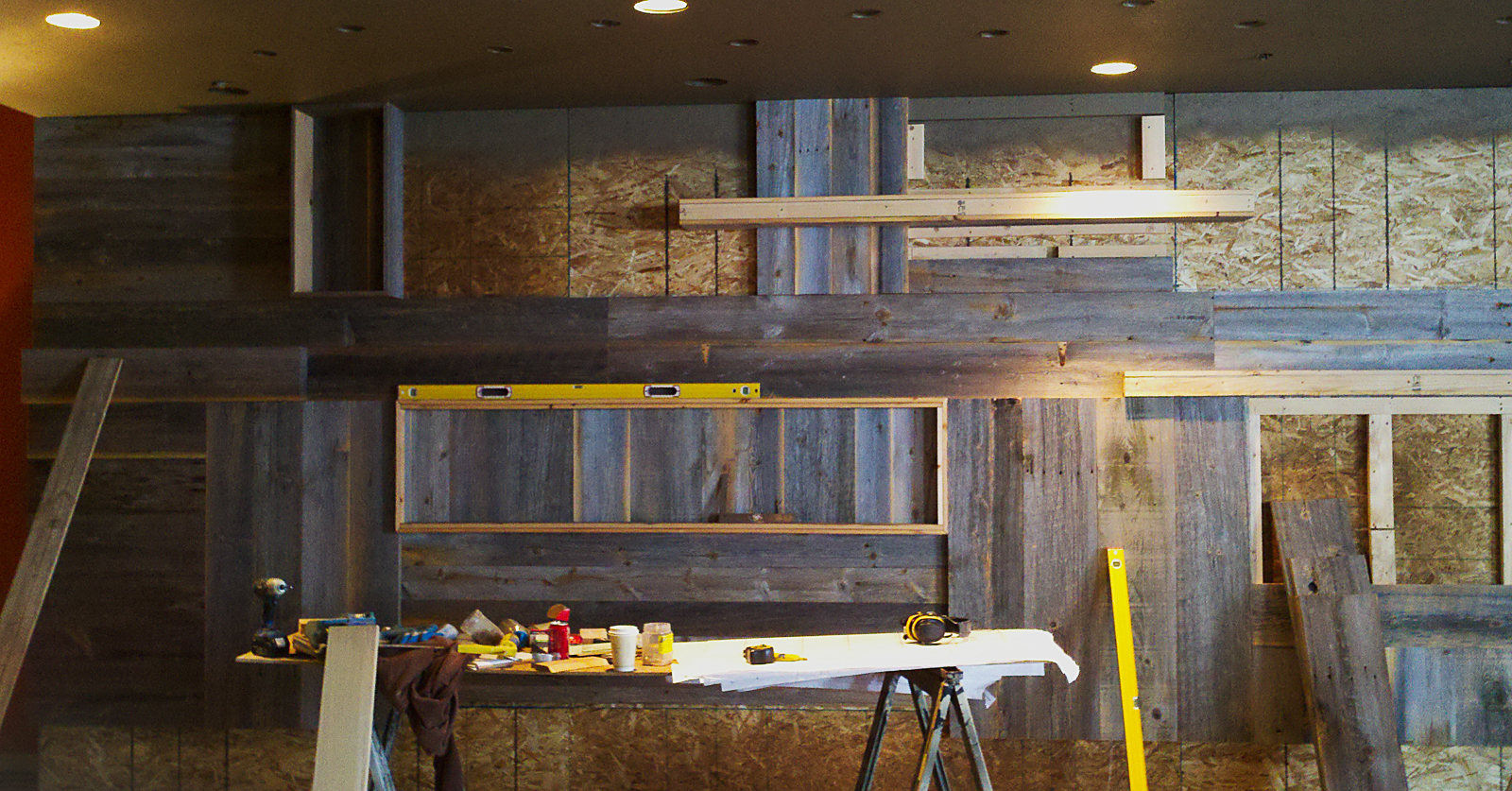 A shot of some work in progress that we completed at The Branch in West Yellowstone.
