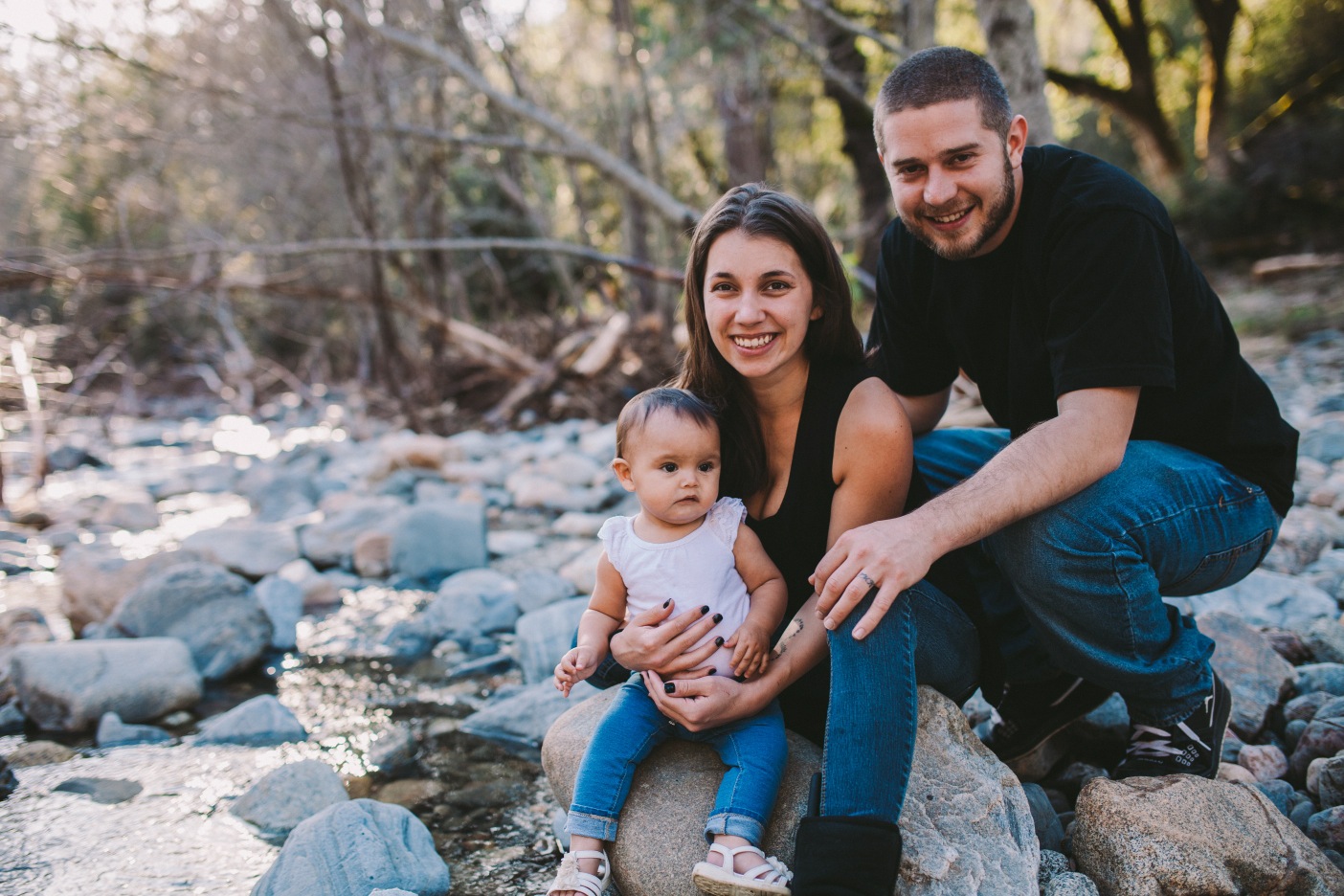 Tuolumne River Family Photography Portrait