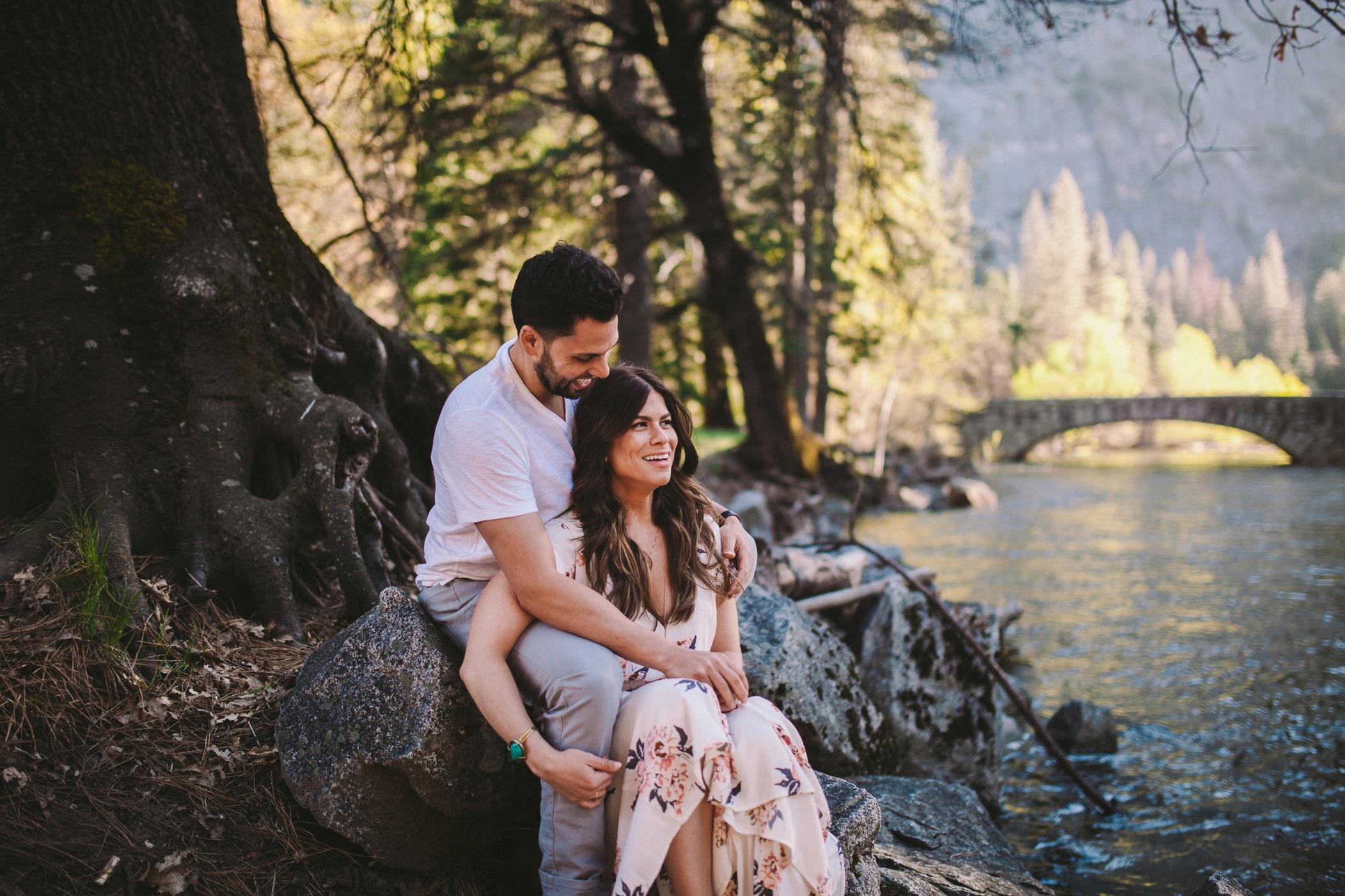 Couple by Merced River