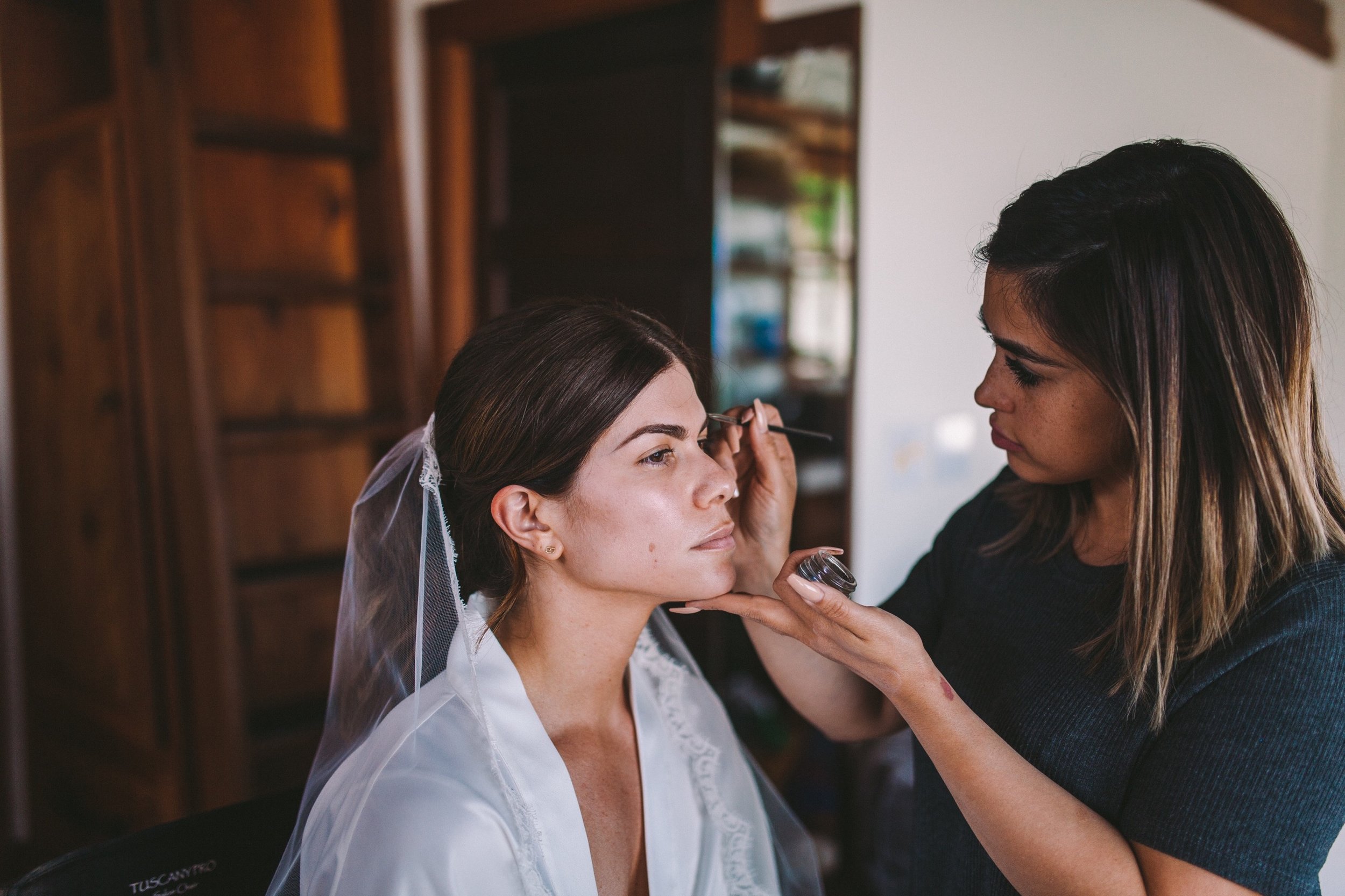Ashley Rose Bias Wedding Makeup Artist MUA Real Wedding