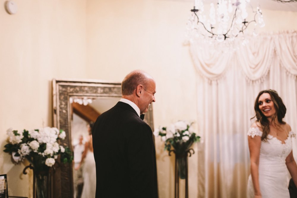 Father Daughter First Look Temecula Wedding Photography