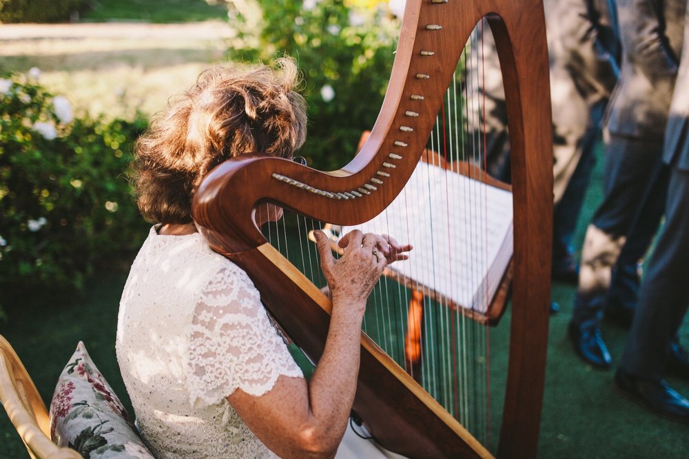 Falkner Winery Wedding Harpist Temecula
