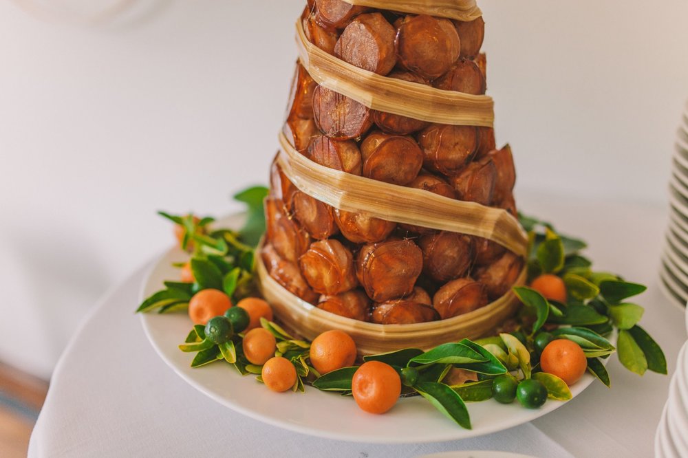 Stag Dining Group Wedding Croquembouche