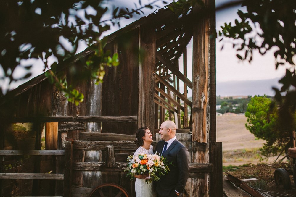 Rustic Barn Wedding in Carlsbad Ranch