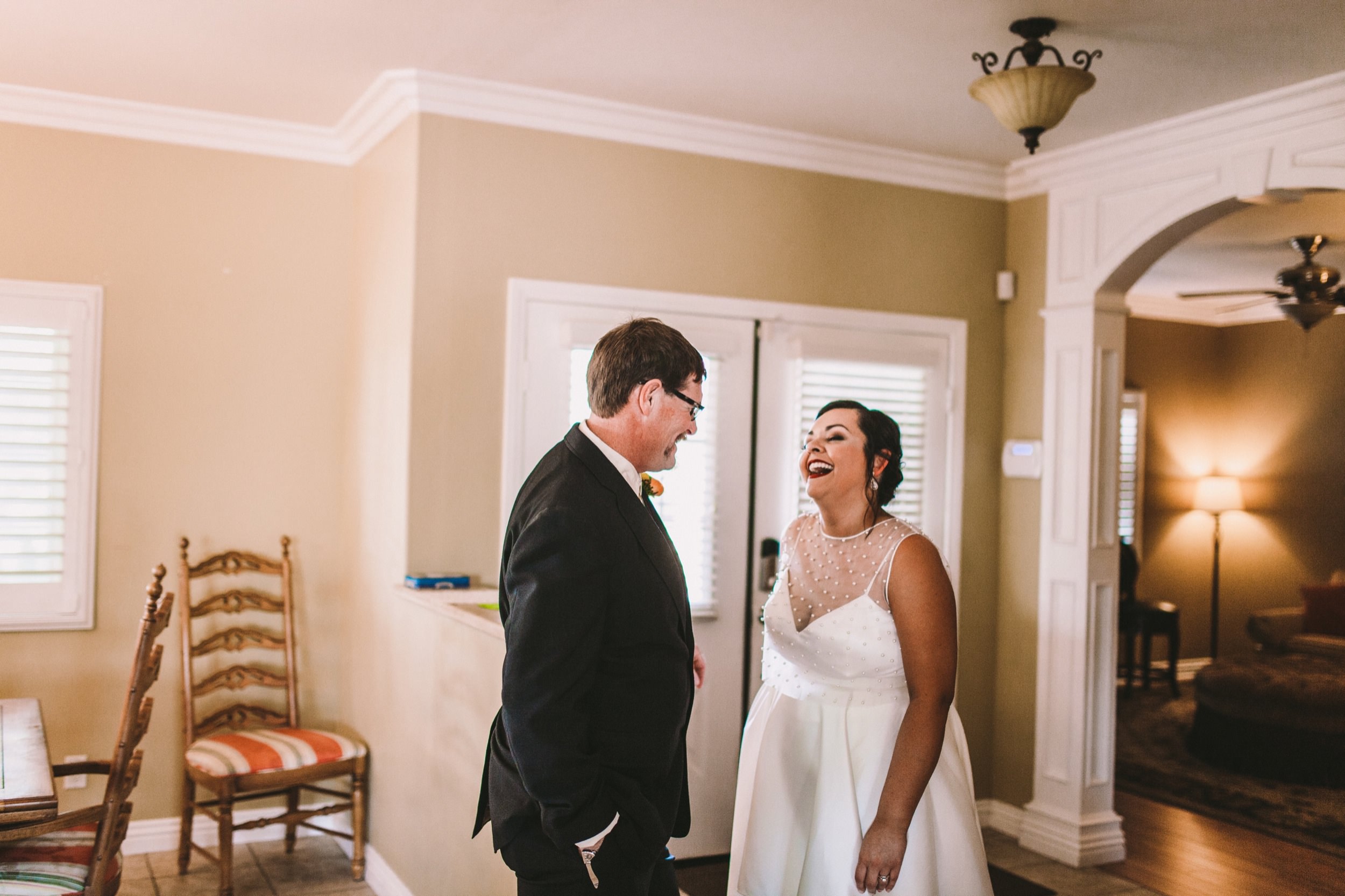 Father of the Bride First Look - Temecula Documentary Wedding Photography