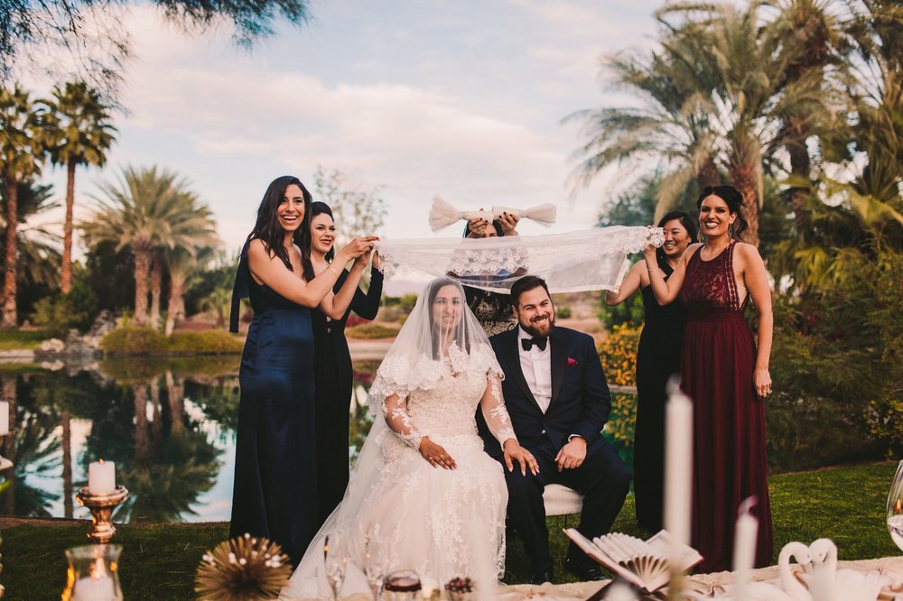 Grinding Sugar Cones Persian / American Wedding Ceremony