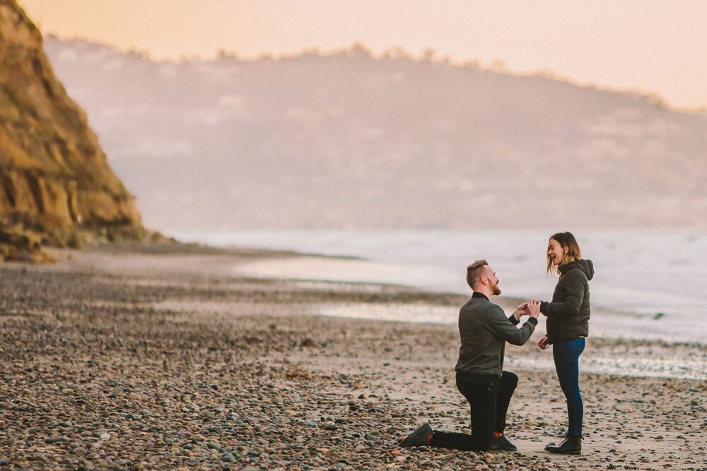 Suprise Proposal & Engagement Photography at Torrey Pines at Sunrise in San Diego-13.jpg