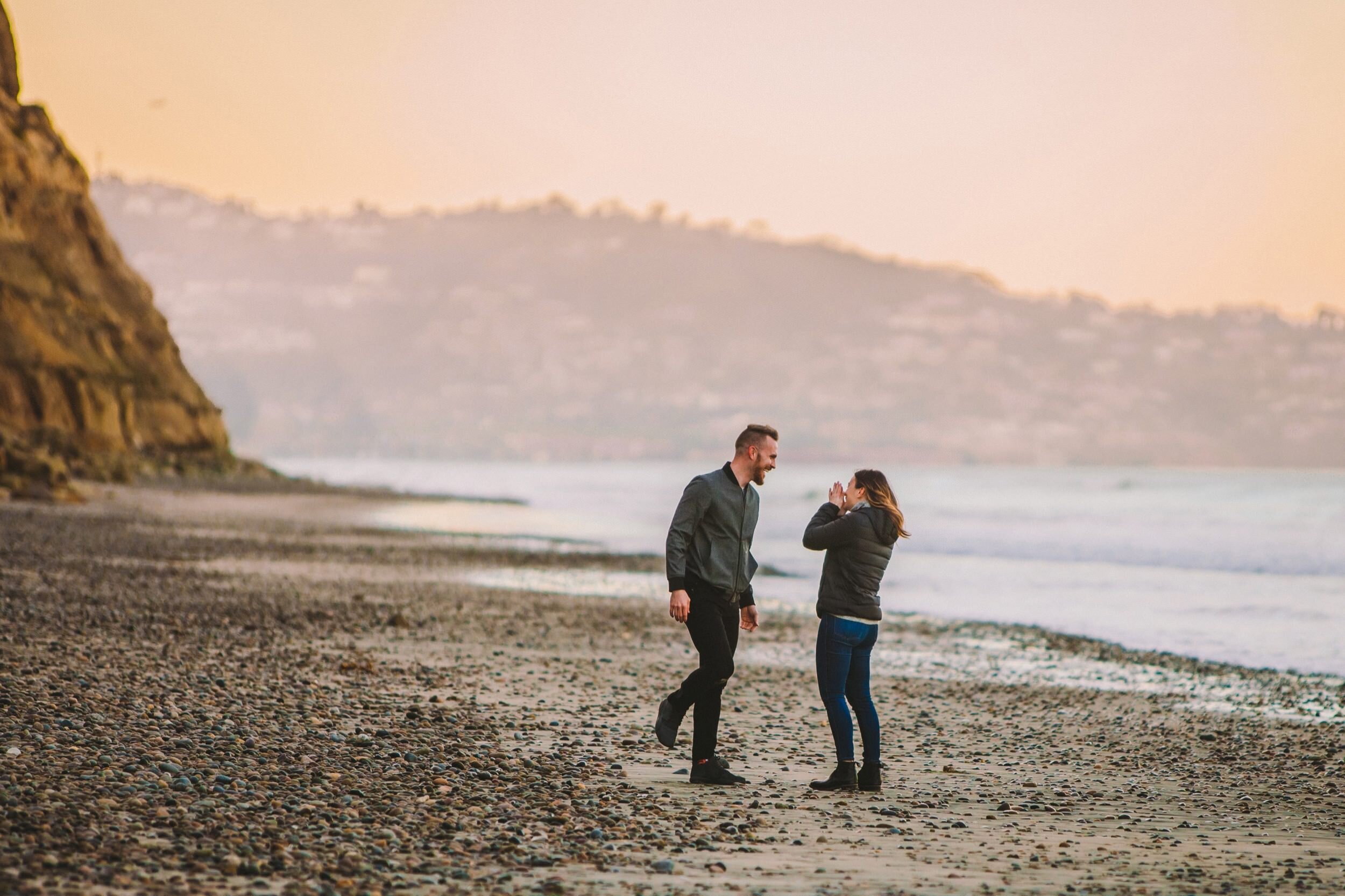 Suprise Proposal & Engagement Photography at Torrey Pines at Sunrise in San Diego-15.jpg