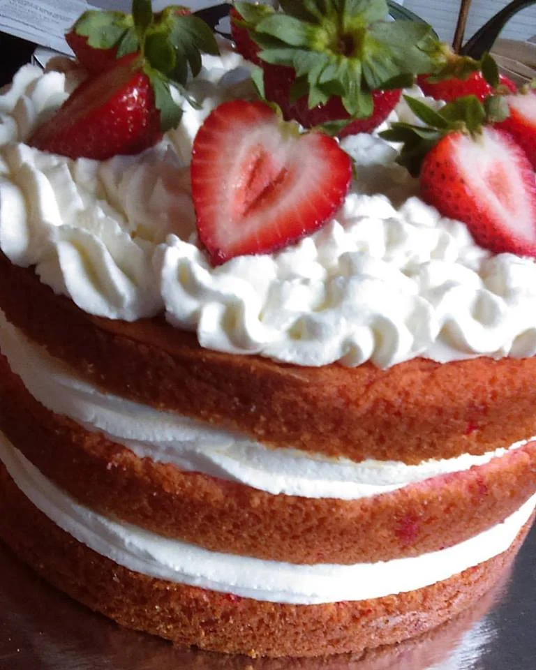Naked Strawberry Shortcake