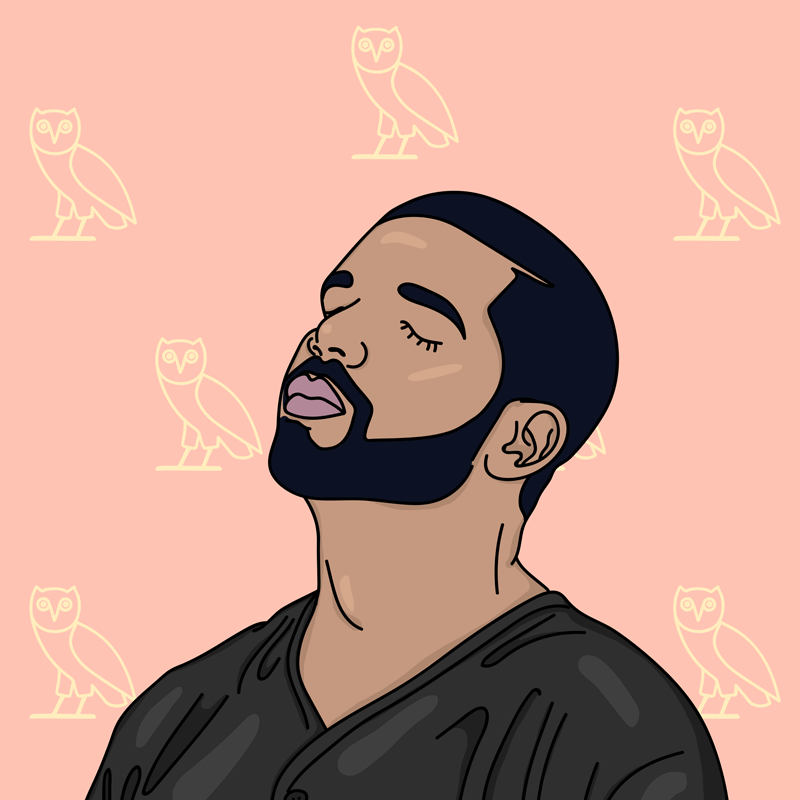 Lunares- Drake Iconography .gif