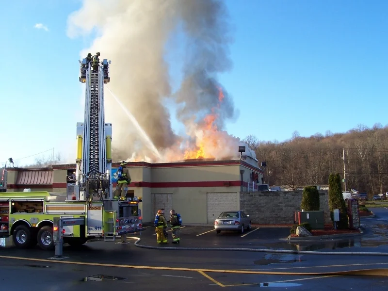 "Wendy's" of Carmel fire.