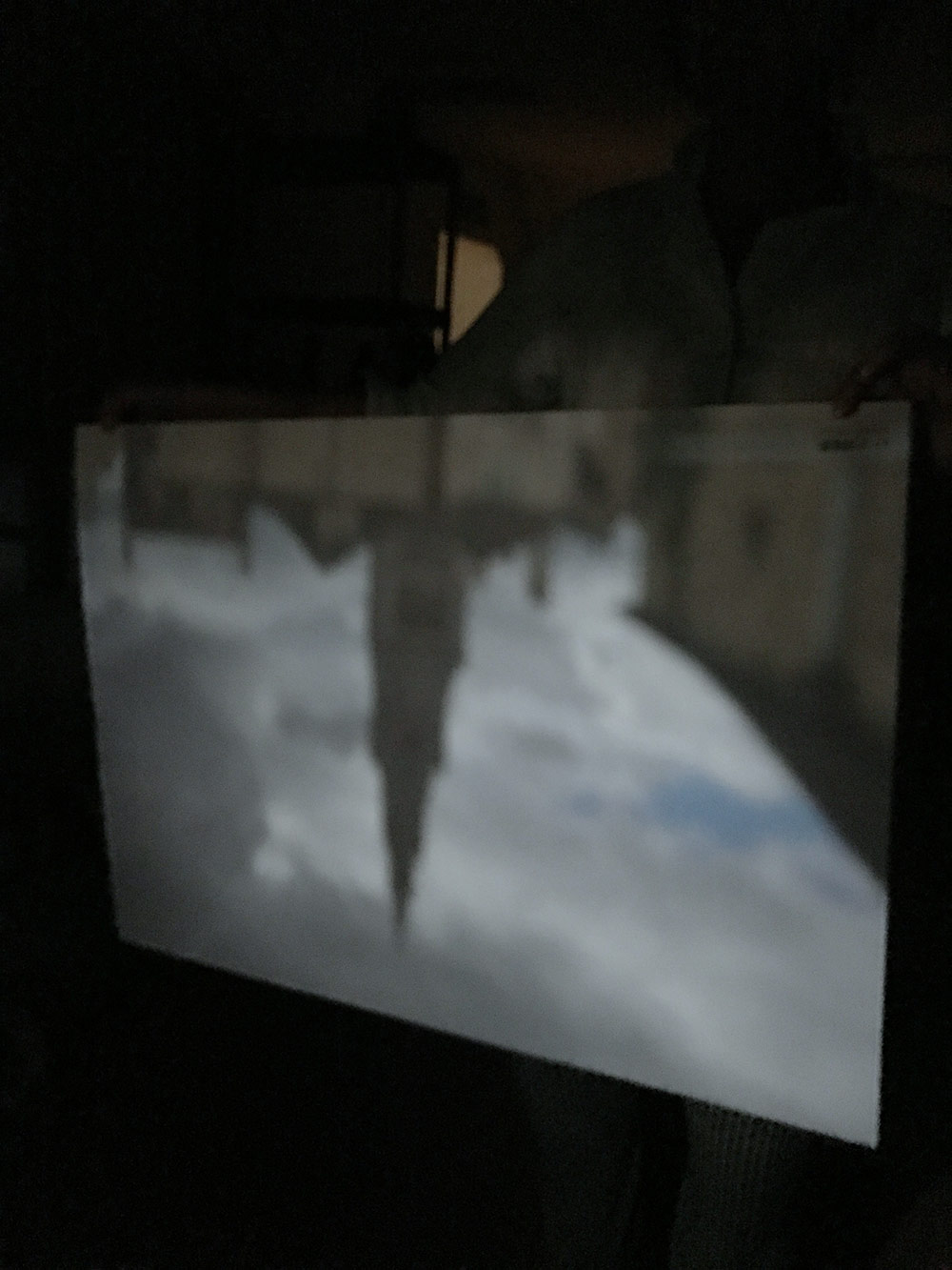 Camera obscura projection, Rita Rodner