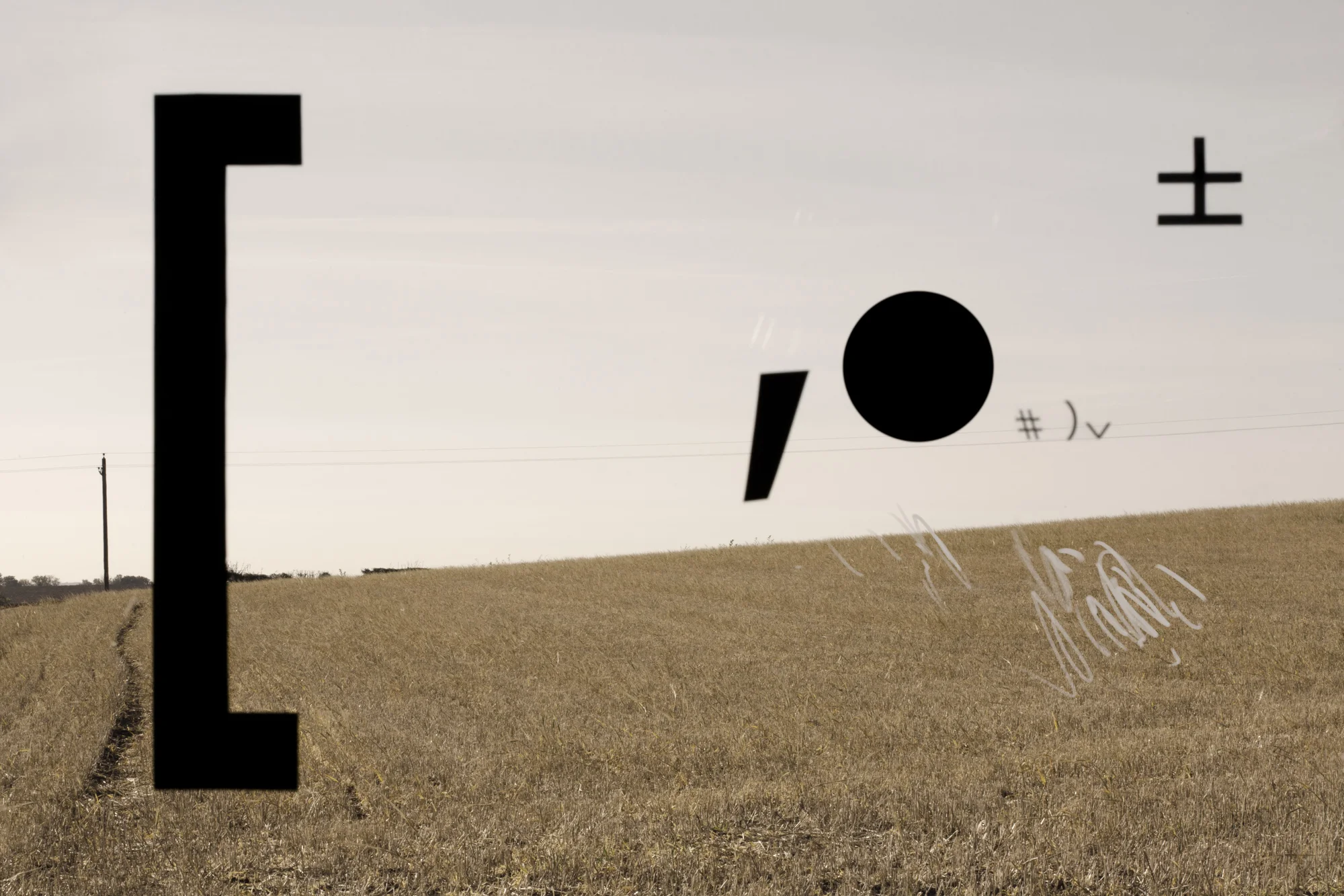 Landscape with glyphs II