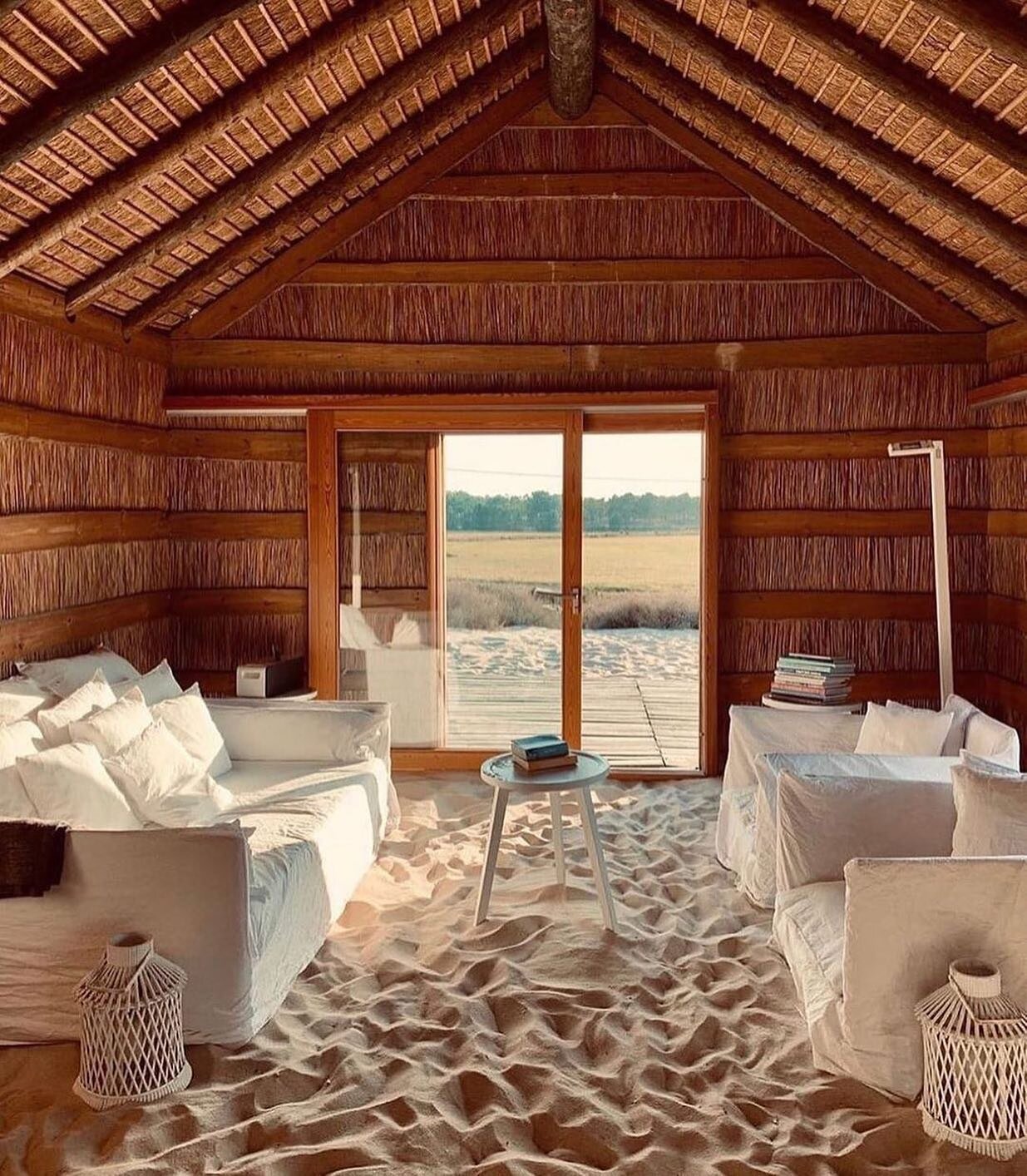 Welcome to @casasnaareia, a collection of houses in Portugal&rsquo;s sunny Comporta taking indoor/outdoor living to a new level with sand floors #wetraveledwhere