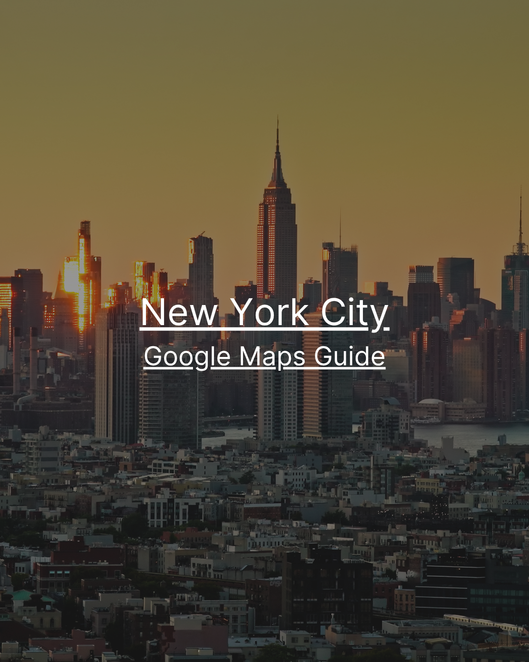 The New York Map — A Real One's Guide to the City