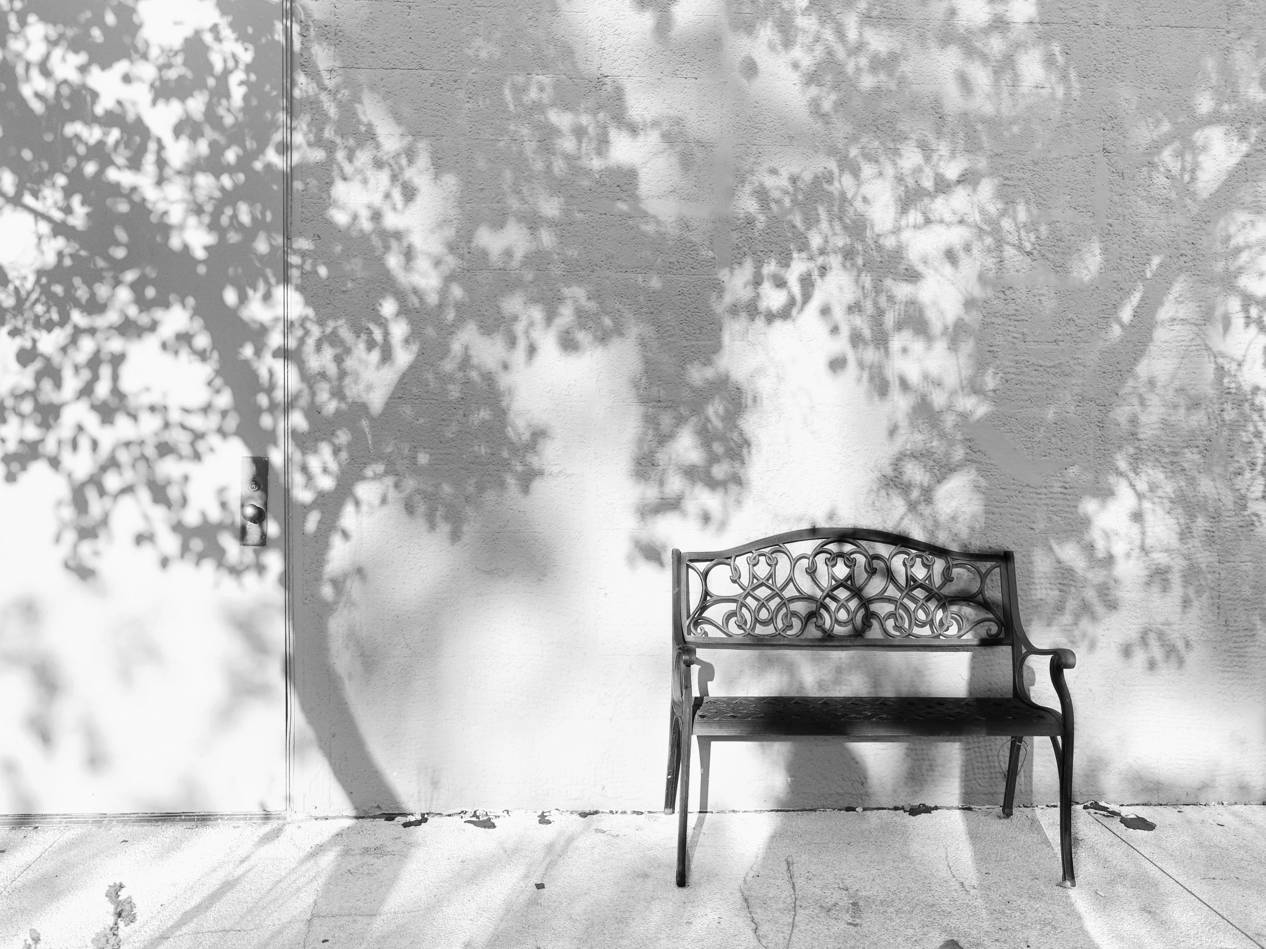Bench - front entrance, CalArts (2016)