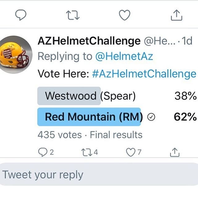 Woo hoo!! We won!! Stay tuned for the link to the next #AZHelmetChallenge competition!! Go Lions!!