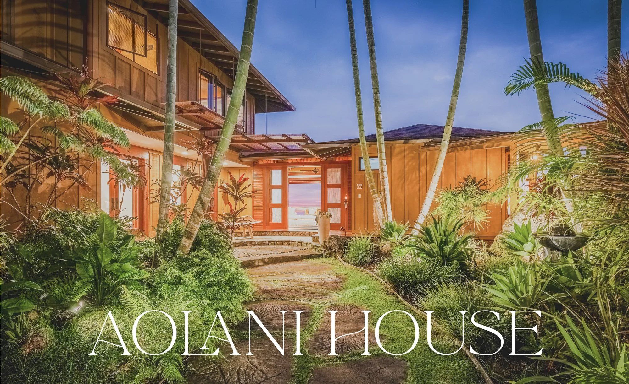 Luxury home for rent in Kona, Hawaii. — Aolani House