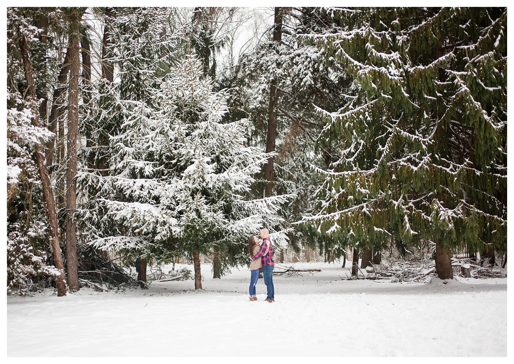 Winter Engagement Session in Columbus, Oh