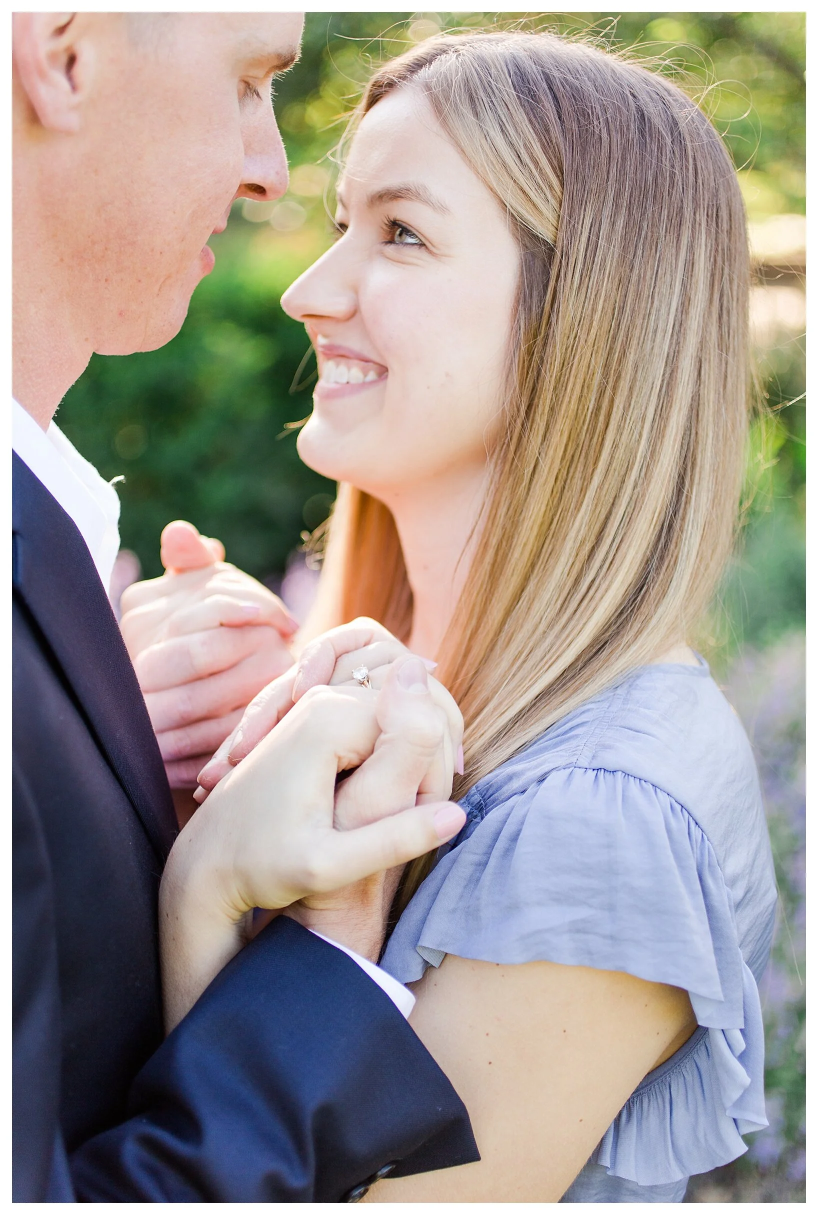 Inniswood Metro Gardens Engagement Session in Westerville, Ohio