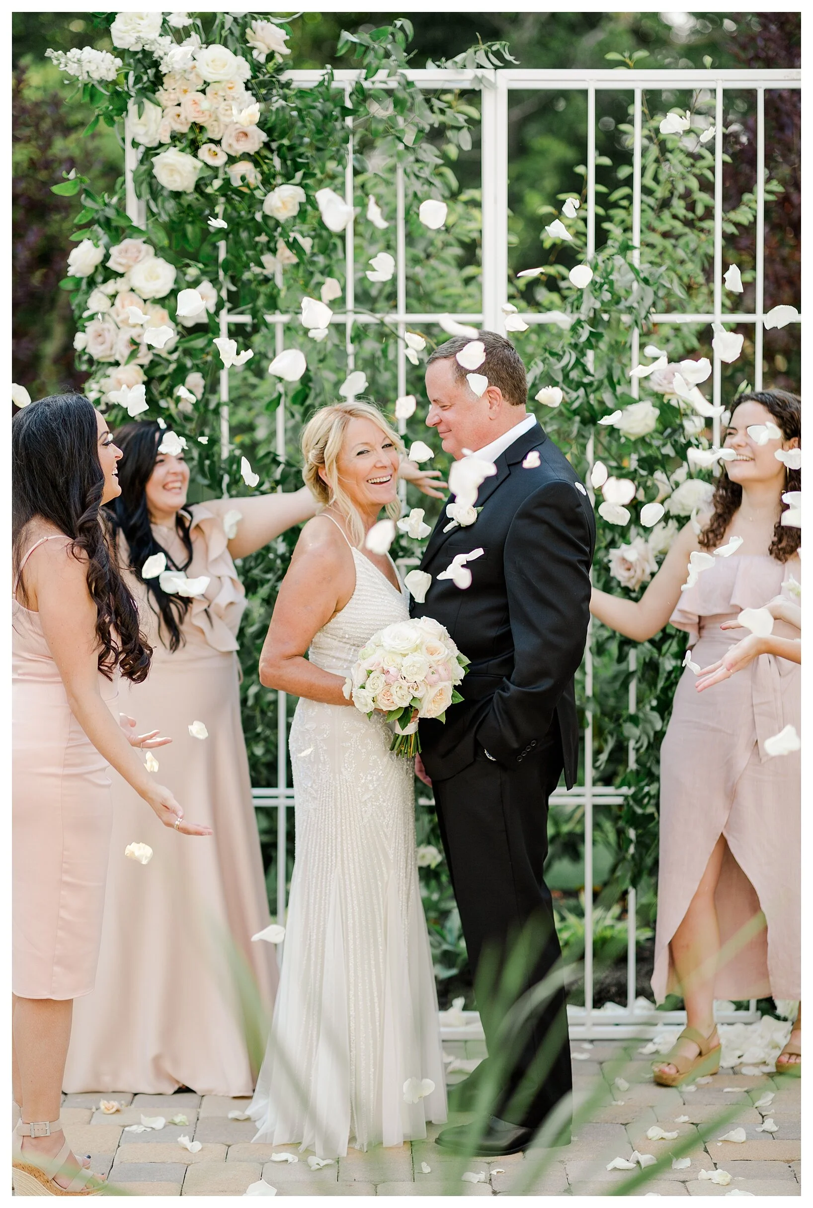 Backyard Minimony Wedding in Dublin, Ohio