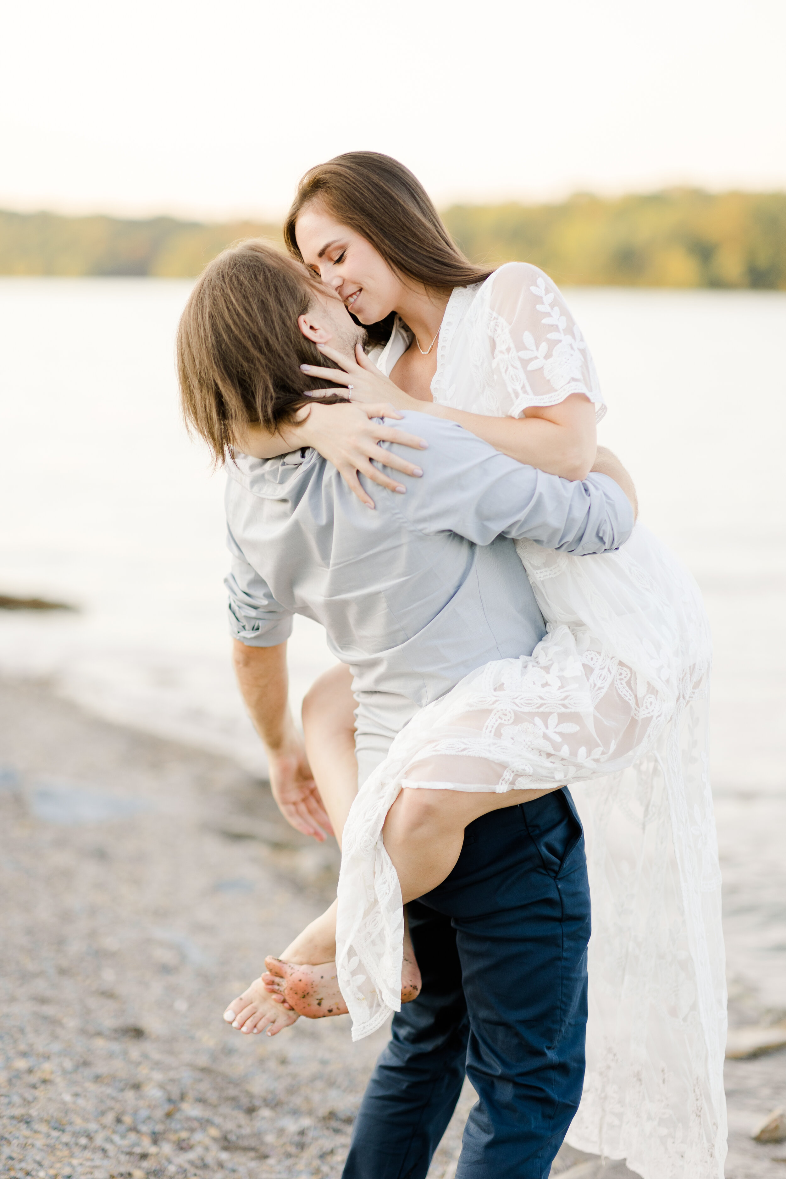 Wildflower Engagement Session in Pennsylvania