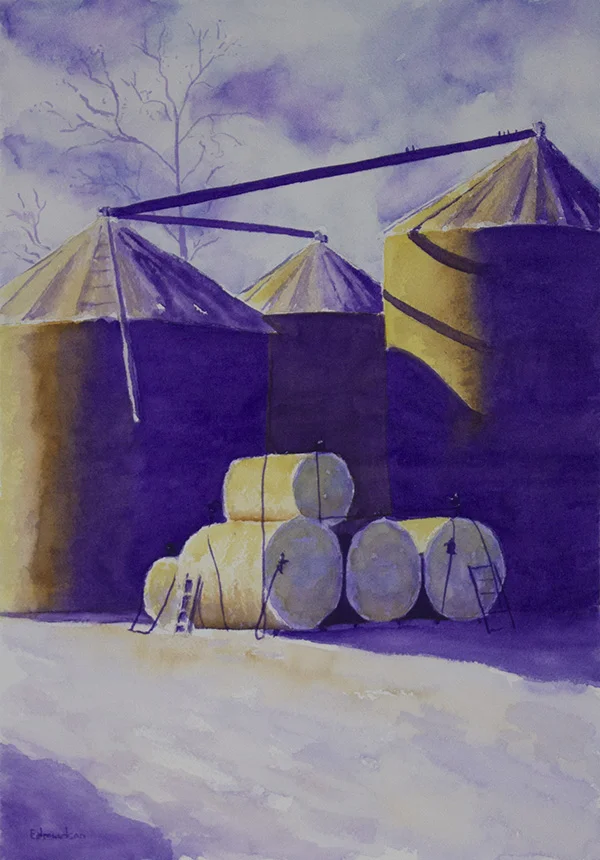 SOLD Violet Silos