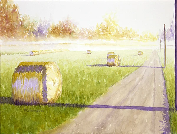 Anderson's Bales, Bright October Morning