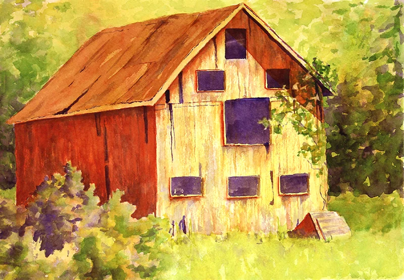 The Barn with All the Windows