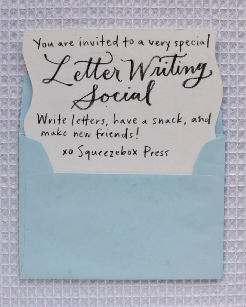 July Letter Writing Social
