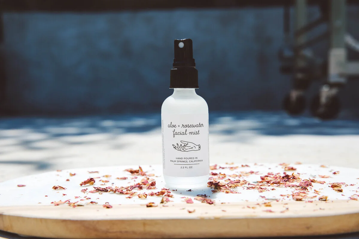 Aloe + Rosewater Facial Mist  THICK AS THIEVES  PALM SPRINGS  HOME DECOR  & EVENT SPACE