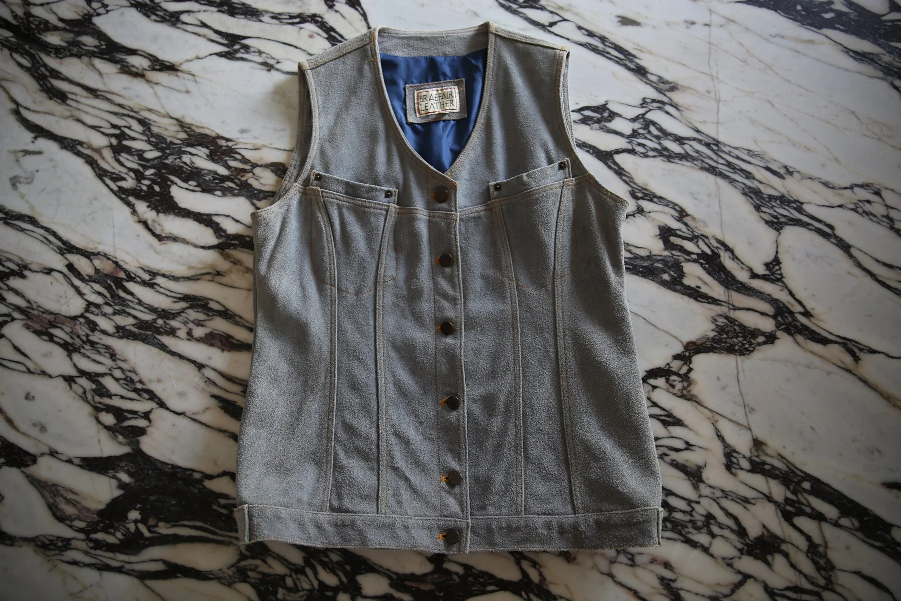 Vintage Braefair Leather Vest