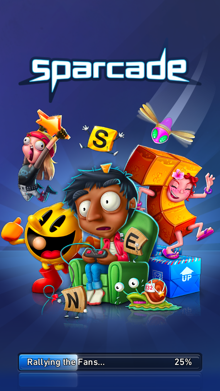  Sparcade is an app that enables players to compete in quick matches of well-known games for real money or for free.  I joined the team in the very early stages of the project,&nbsp;and so helped define many of the app's core features and creative di