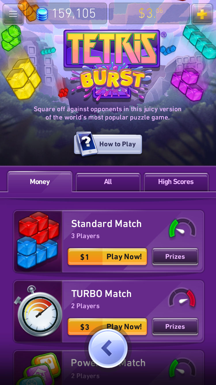  In addition to designing global features of Sparcade, I also designed two games within the app: Tetris Burst and Two Dots. 