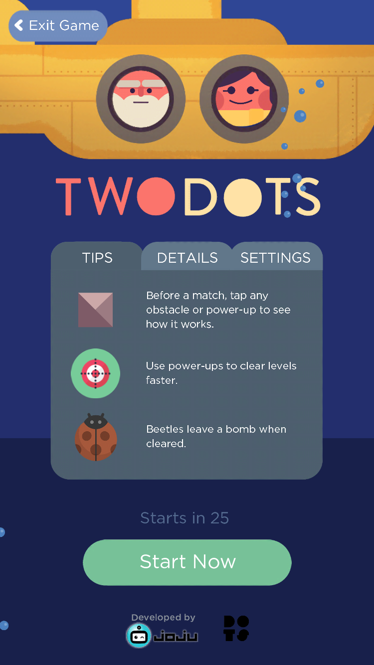  Two Dots was the second game within Sparcade that I designed, in conjunction with Joju Games. 