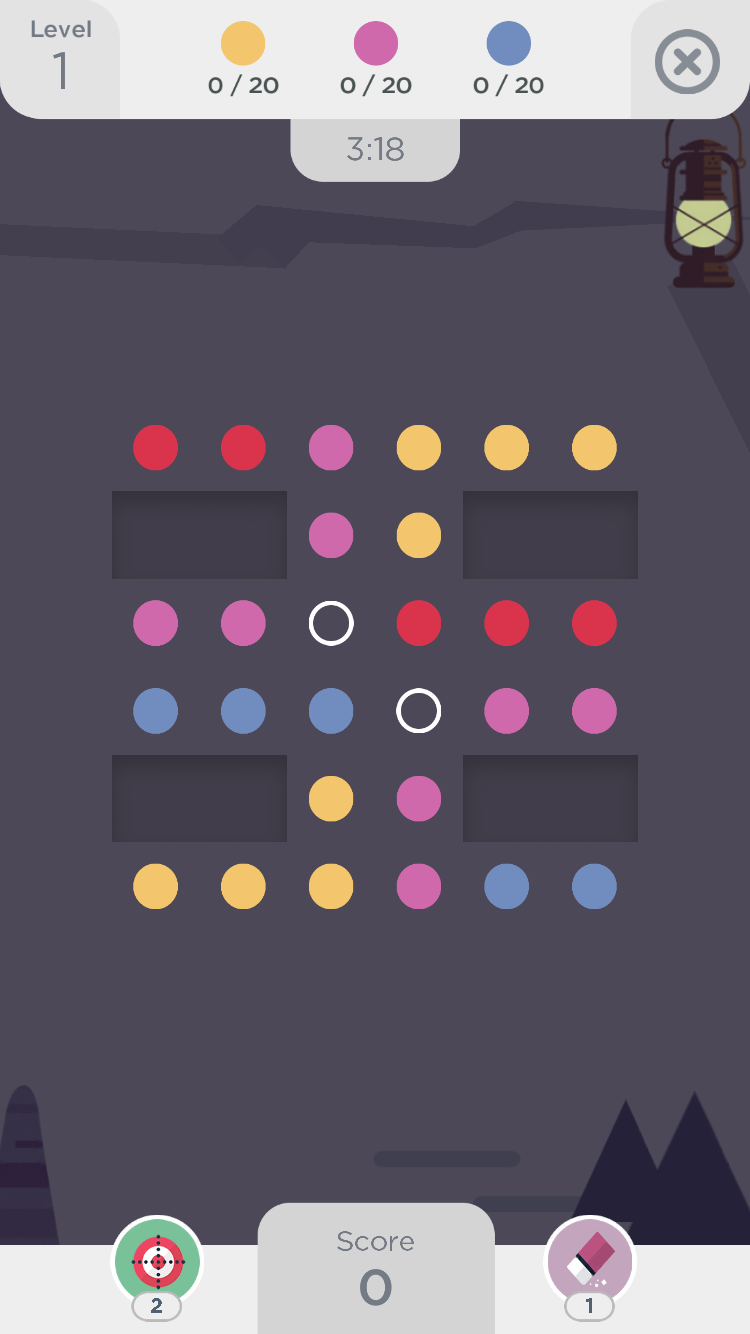  I also generated thousands of game data records that determined the way that levels are selected for an easy, medium, or difficult match. 