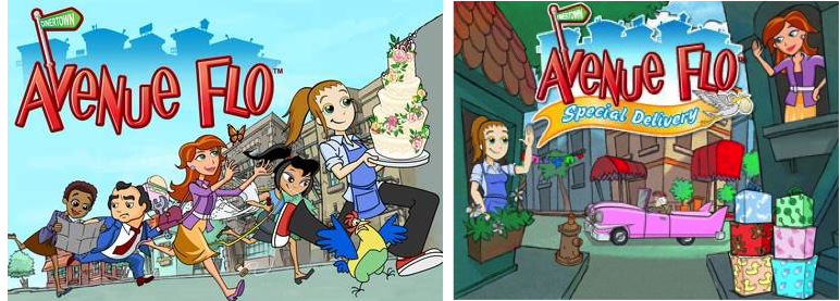 Of all the games I’ve designed, these two quirky adventure games were my favorite: Avenue Flo and its sequel, Avenue Flo Special Delivery.