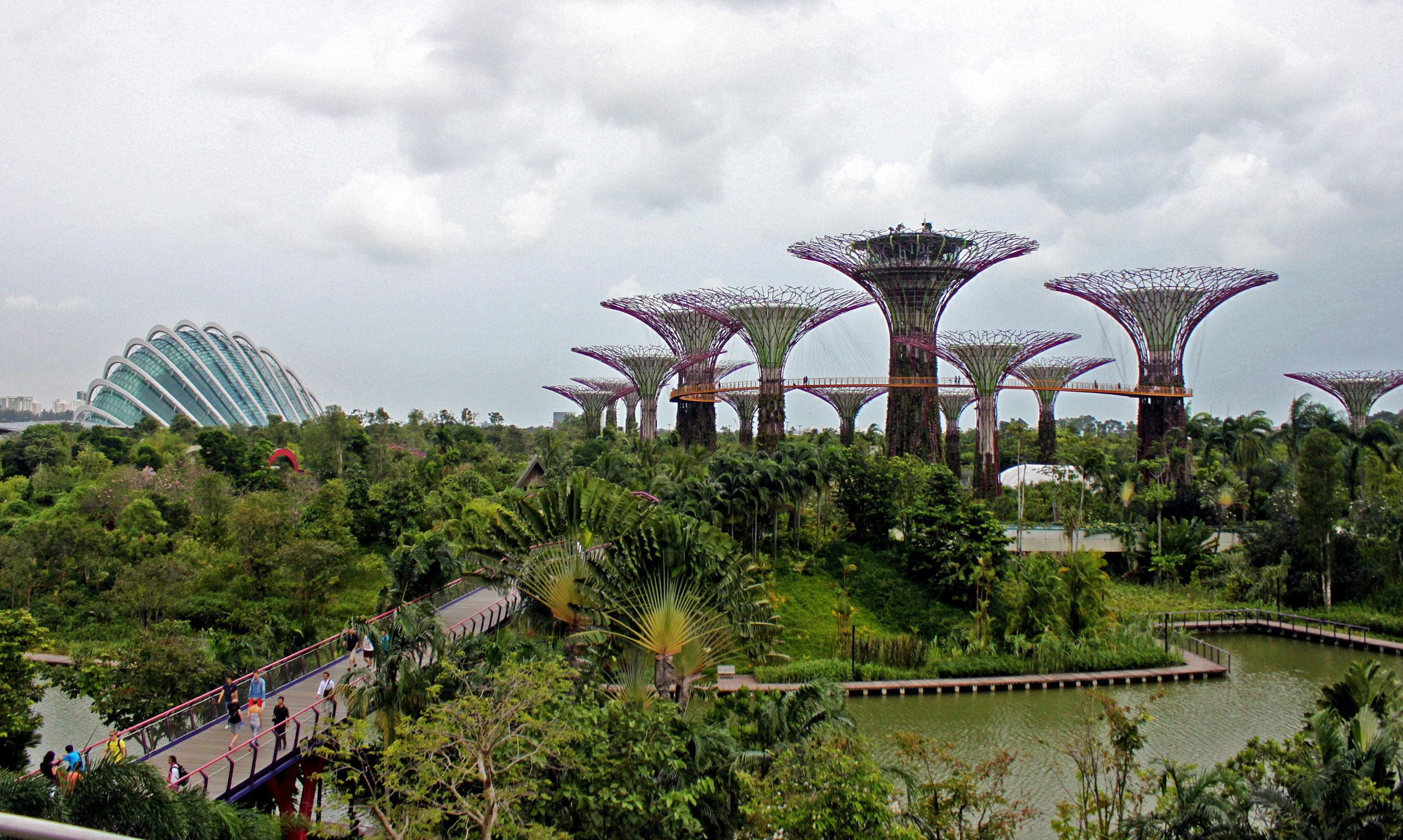Eating Stingray in Singapore