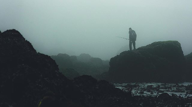 Lone fisherman in the fog. .
.
.
.
.
#california #coastalcalifornia #naturephotography #theoutbound #visualsofearth #stayandwander #moodnation #naturevisuals #outdoors #california_igers #keepitwild #wildernessculture #sonyalpha