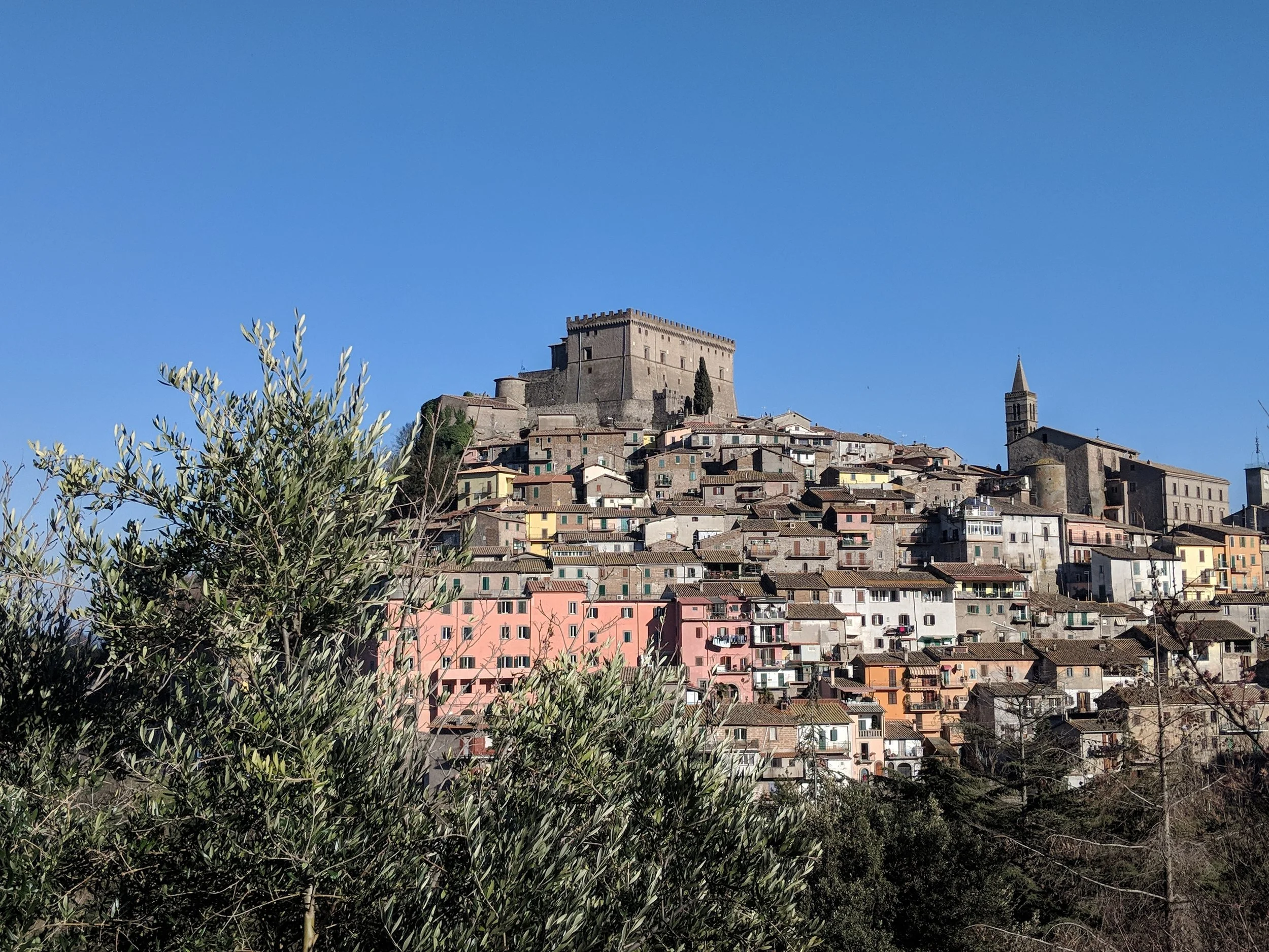 High Summer in Small Town Lazio